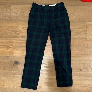 J Crew Cameron Plaid Pant